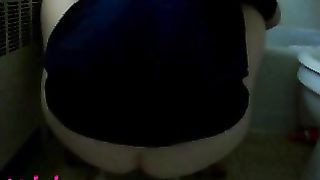 Compilation of same naked wife pooping