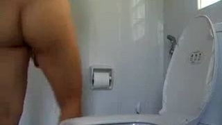 Naked toilet girl hot