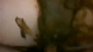 Sexy babe inserts green shit in her pussy