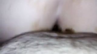 Amateur couple fucking hard with fresh crap