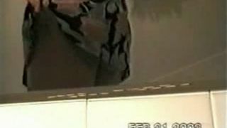 Long brown runny shit from shaved butthole