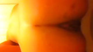 Hot latina undressed to poop in toilet