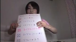 Asian teen eating her own poop