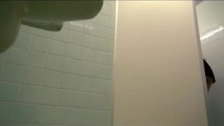 Cleaning bathroom floor after poopy accident