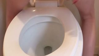 Magdalena pooping backwards