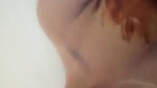 Beautiful blonde babe smearing poop on naked body