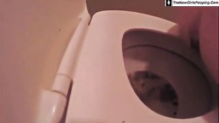 Sexy teen has serious diarheea
