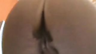 Hot model pooping in tight blue jeans