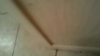 Thin girlfriend pooping a big turd