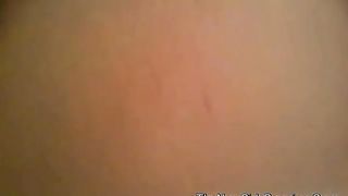 Thin girlfriend pooping a big turd