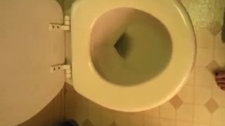 Slim teen is sick with diarheea