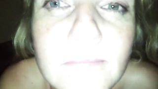 Blonde girlfriend eating poop without gagging