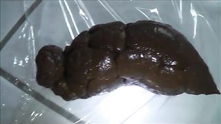 Dropped a huge turd on bathroom floor