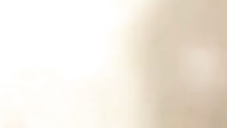 Skinny girl undressed to poop on bathroom floor