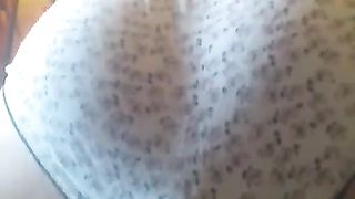 Young girl shitting in white panties