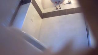 Desperate college girl gets caught peeing