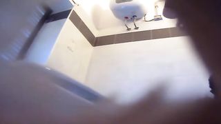 Desperate college girl gets caught peeing