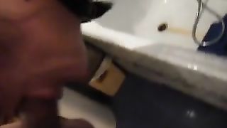 Mature woman eating shit from her husband