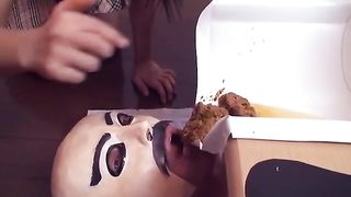 japanese teen shitting on slaves face