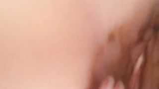 Sexy blonde babe smearing poop on her naked body