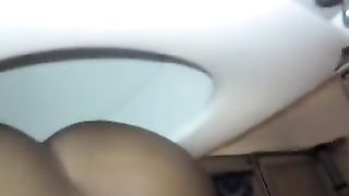 Shaved latina wife pooping in toilet