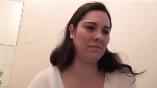 College girl is really constipated