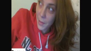 Wearing red sweater while shitting