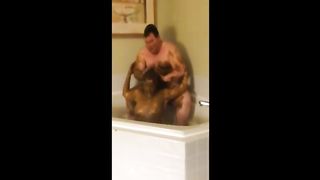 Perverted couple fucking with scat