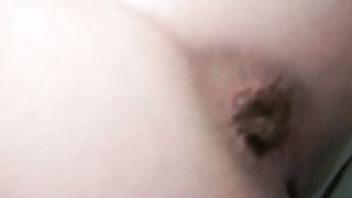 Squeezing solid turd into toilet