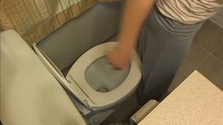 Amateur farting girl being filmed