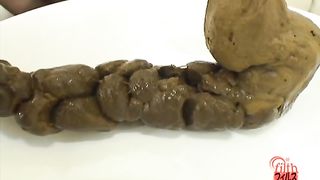 What goes out must come in again eating poop