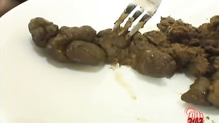 What goes out must come in again eating poop