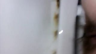 hairy wife shitting close up