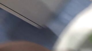 cute farting and shitting girl saying good morning