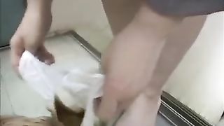 nice lady panty pooping