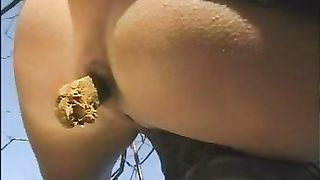 climbing the tree and taking a shit on top of it