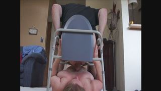 bbw sitting on his face shitting him in the mouth