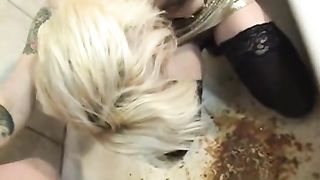 hardcore face fuck until she pukes punk bitch