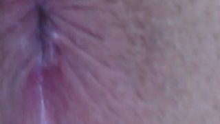 after an ass fuck a close up of her butt hole