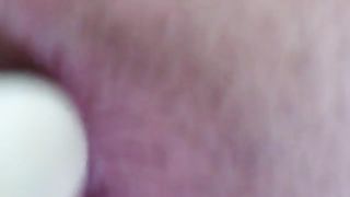 after an ass fuck a close up of her butt hole