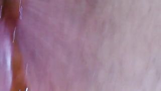 after an ass fuck a close up of her butt hole