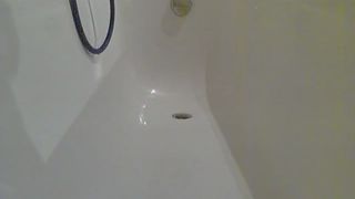 german shemale anal fuck in the bathtub with poop