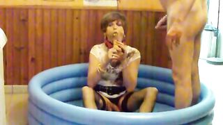 amateur shemale golden shower and scat porn