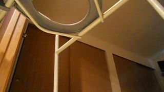 bbw pooping plump woman shitting