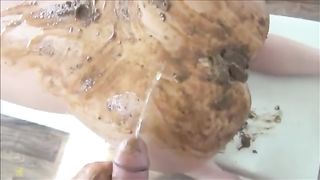 scat fuck with happy cumshot end anal sex with poop