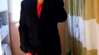 big momma panty pooping with her big ass