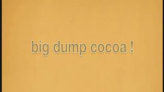 big dump cacao hot ebony babe shitting on the toilet