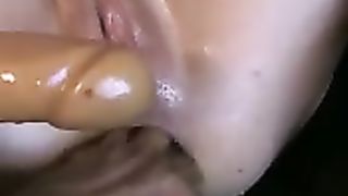 ass fisting stuffing a hand down her poop hole
