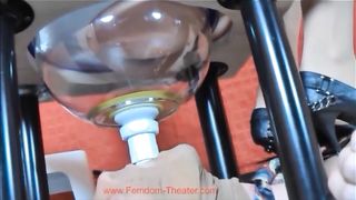 eating that shit the human toilet