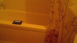 big plumpy black girl shitting on the toilet